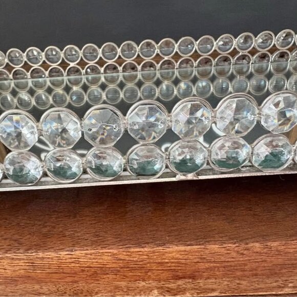 Tray- mirrored and bejewelled - Picture 2 of 4